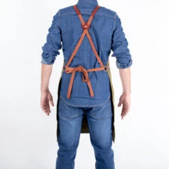 Alaskan Maker N°281 Schort 85 X 68,5 Cm Katoen/polyester Leer Sand -Home Keuken Winkel tablier n281 1