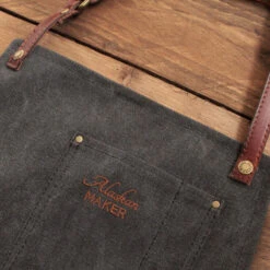 Alaskan Maker N°325 Schort Met Nek- En Middelband Katoen Black -Home Keuken Winkel tablier vintage 325 3