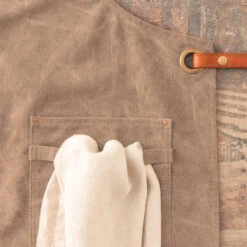 Alaskan Maker N°325 Schort Met Nek- En Middelband Katoen Havana -Home Keuken Winkel tablier vintage 325 7