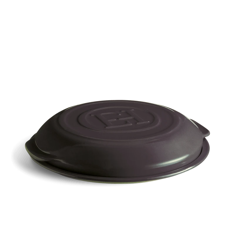 Emile Henry Tarte Tartin Set ø 28 Cm Keramiek Fusain 2 Emile Henry Tarte Tartin Set ø 28 Cm Keramiek Fusain - Afbeelding 2